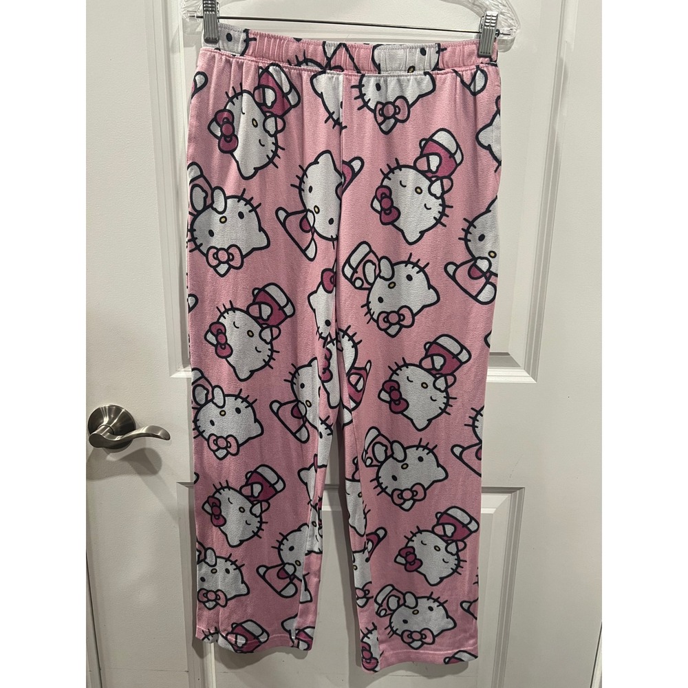 Hello Kitty Womens Pajama Pants All‎ Over Print Pink Size 4/6 S